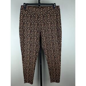Soft Surroundings animal print Soft Essential Ponte Knit Leggings